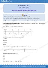 Đề thi học kì 1 Toán 12 Kết nối tri thức - Đề số 5